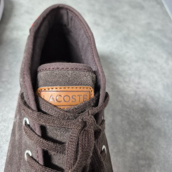 NWT Lacoste Sport Ampthill Brown Suede Chukka Boots Size 11 - Picture 9 of 16